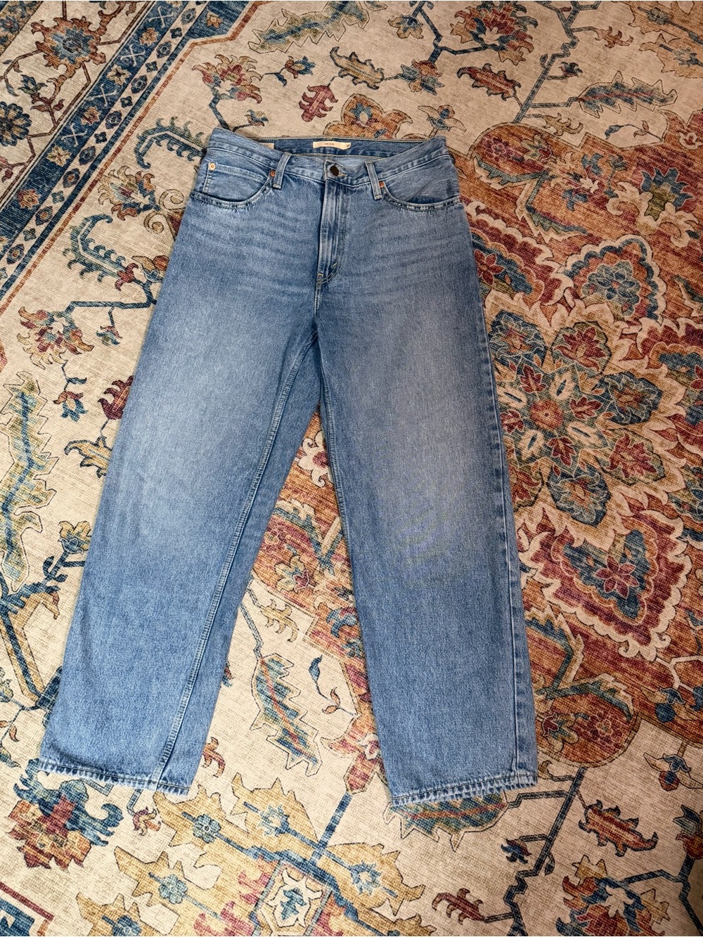 Men's Classic Straight Blue Jeans